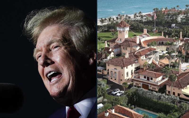 Sorprende la FBI a Trump con cateo en su mansión de Florida