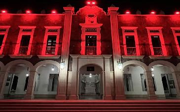 Se Iluminará de rojo el edificio de rectoría por el Día Mundial del Corazón