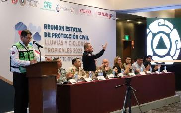 Encabeza Protección Civil Sonora Reunión Estatal de Lluvias y Ciclones Tropicales